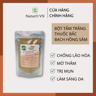 Bột tắm trắng Bạch Hồng Sâm Handmade NaturO VN  Làm Sáng Da BBHS01