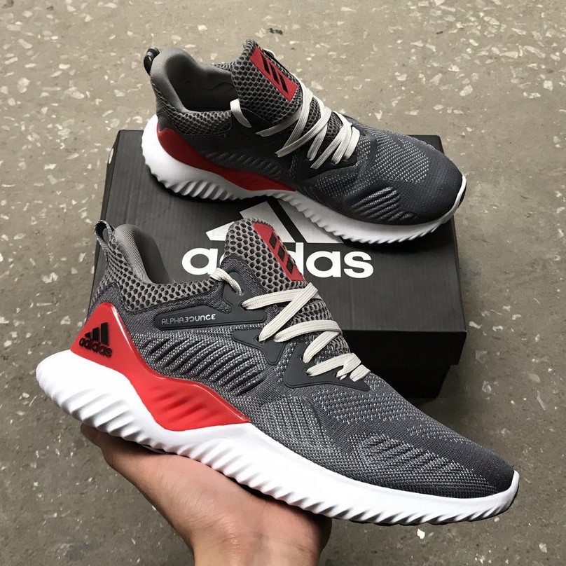 [ FREESHIP ] - Giầy thể thao Alpha xám đỏ | BigBuy360 - bigbuy360.vn