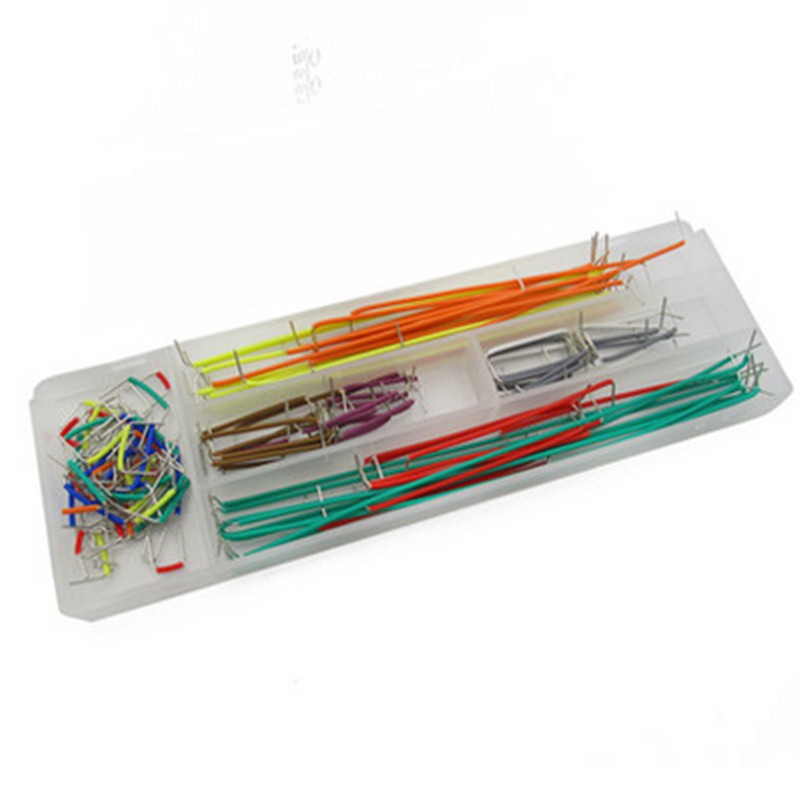 Set 140 cáp nhảy kết nối bảng mạch Breadboard 22 AWG cho Arduino