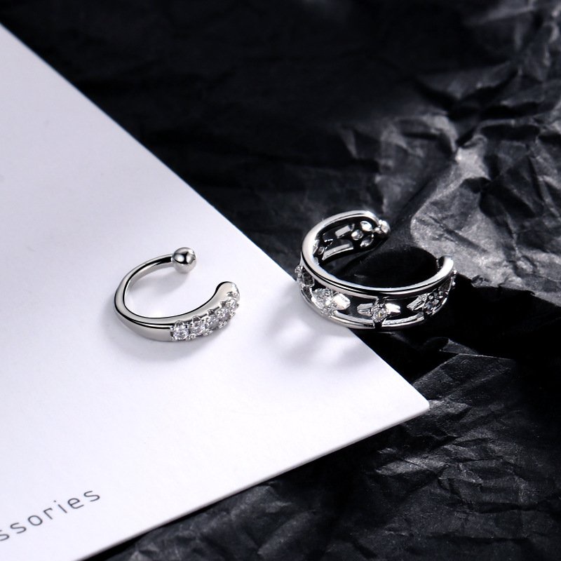 Khuyên Tai Bông Tai Nữ Kẹp Vành Tai Không Cần Xỏ Lỗ