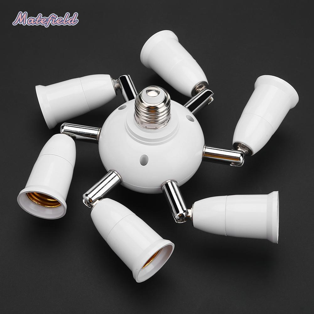 Giá Đỡ Bóng Đèn Led Chia 5 / 7 Đuôi E27 Có Thể Điều Chỉnh