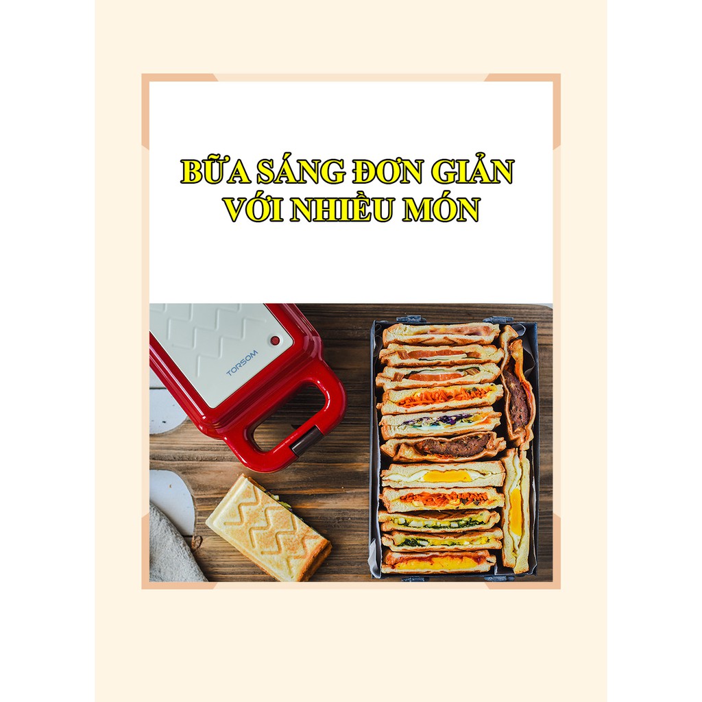 Máy ép bánh mì sanwich mini  Máy làm sanwich ,rán trứng,Máy ép bánh mỳ, làm đồ ăn sáng