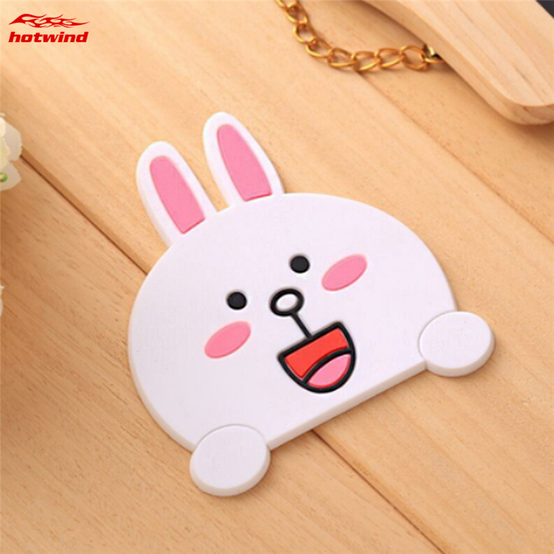 Miếng lót cốc bằng silicon chống trượt/nóng kiểu hoạt hình dễ thương