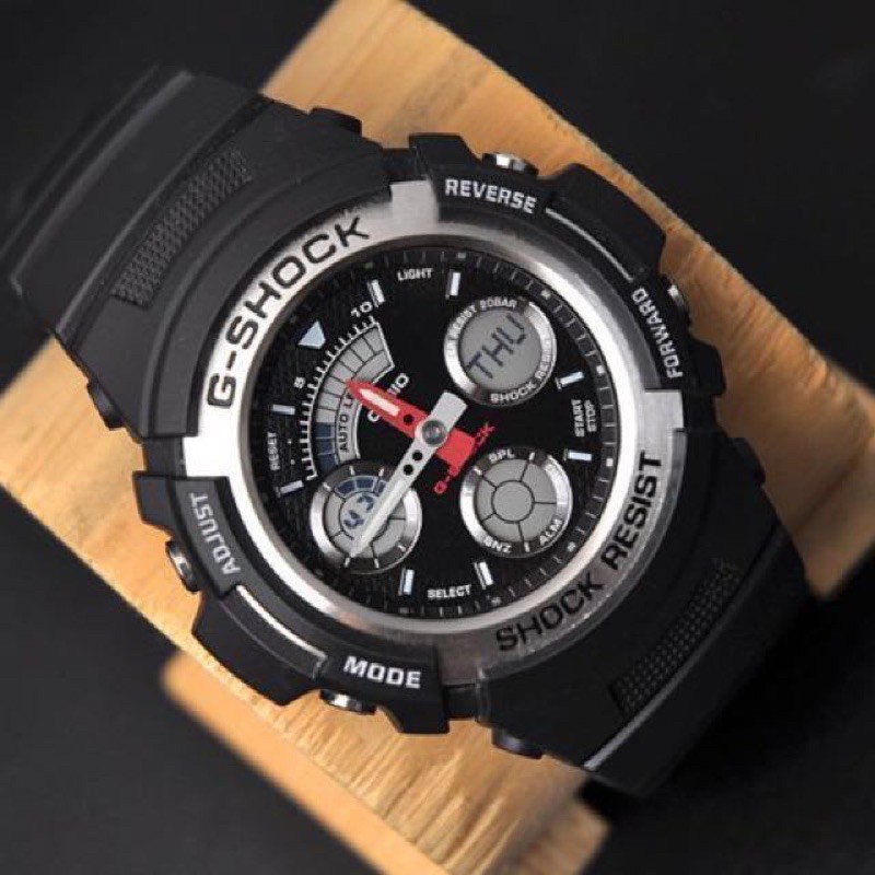 Đồng hồ nam dây nhựa G-SHOCK Casio chính hãng Anh Khuê AW-590-1ADR