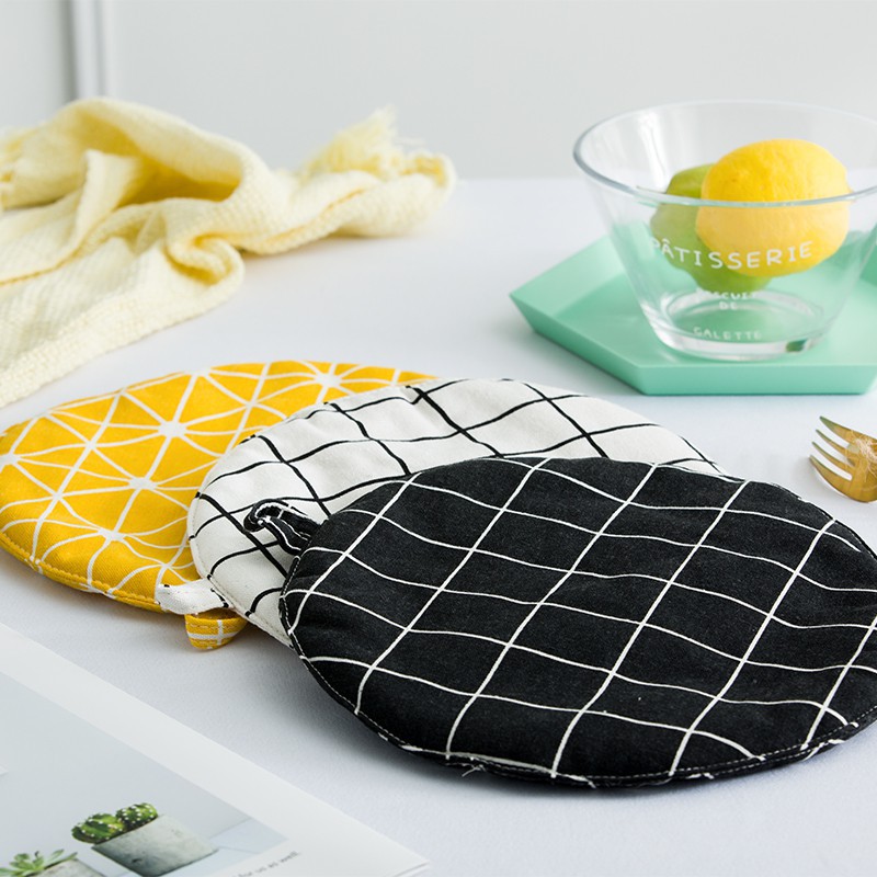 Cotton Pot Mat Pad Heat-resisting Heatproof Table Cloth Pad Insulation Pads Slip-resistant Kitchen Cooking