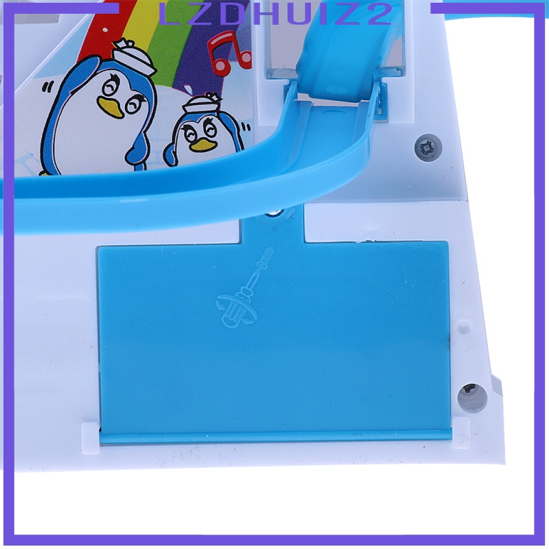 Đồ Chơi Đường Ray Cầu Thang Chim Cánh Cụt Điện Tử Les Fleurs Có Nhạc Và Đèn Vui Nhộn Dành Cho Trẻ Em