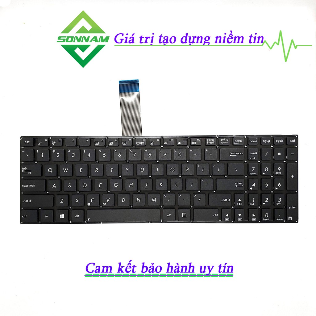 Bàn Phím Laptop Asus X550 X550LA X550A - Bảo Hành Đổi Mới 9 Tháng