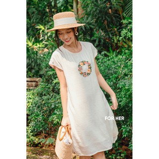 Đầm thêu suông da0310