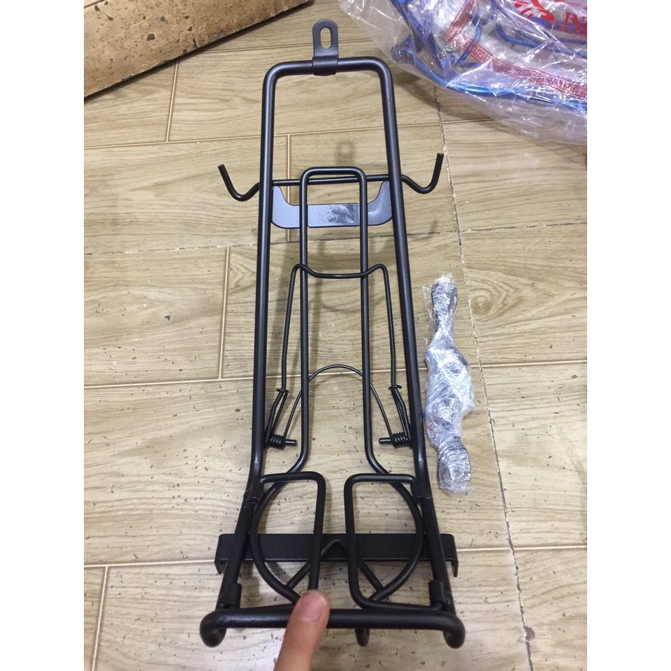 Baga Xe Sirius Fi Titan, đen, inox