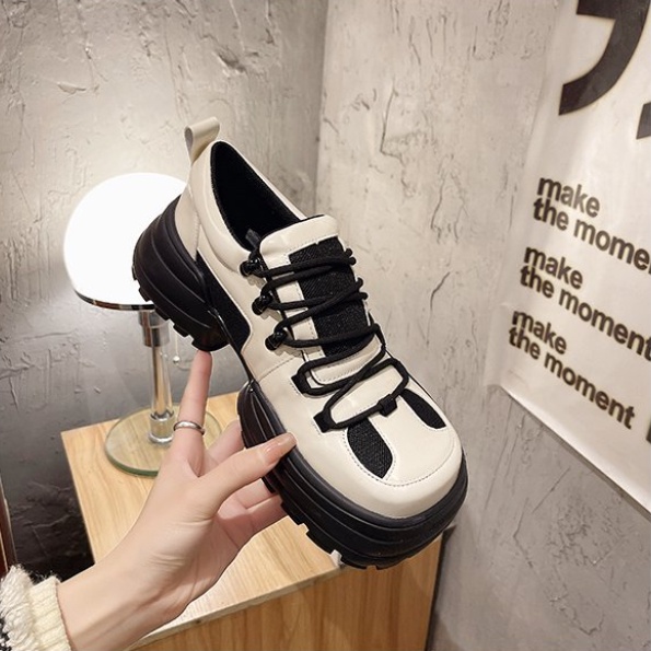 - Giày da nữ giày oxford cách điệu tăng chiều cao 7 cm độc quyền jinxstoregirls phong cách HQ