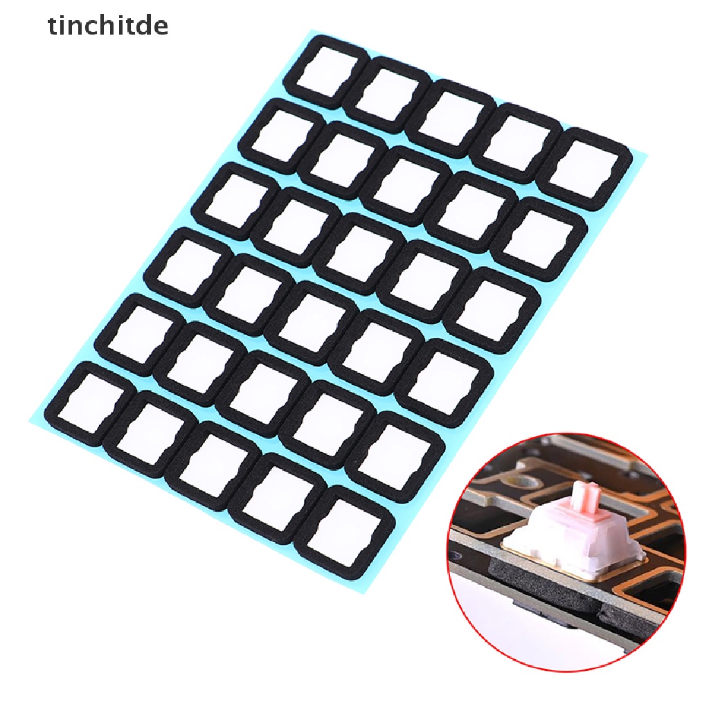 Bộ 120 Miếng Đệm Chân Bàn Phím Cơ Bằng Xốp Tiện Dụng