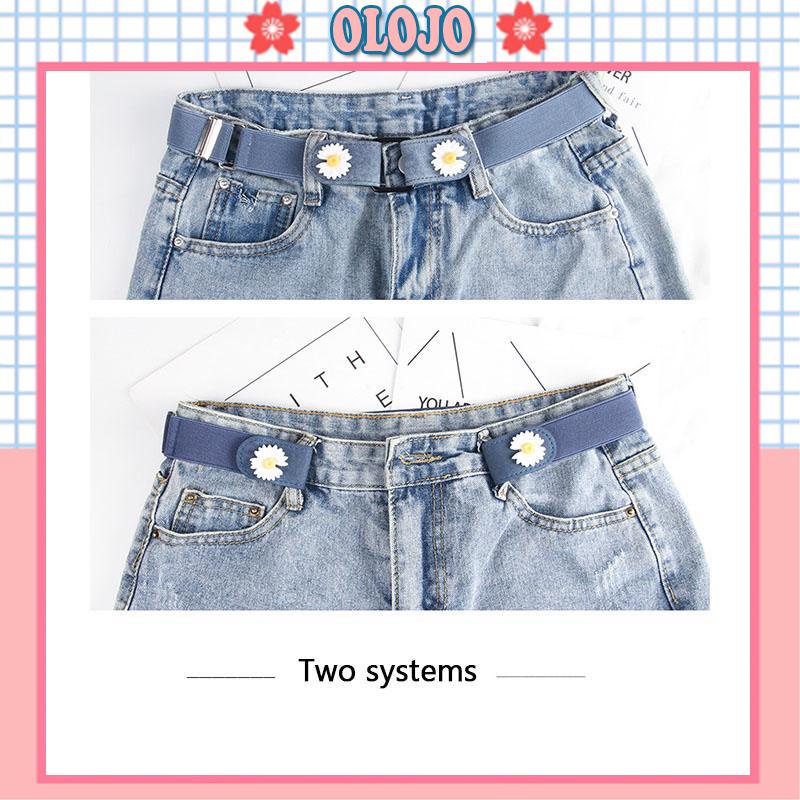 (Ooloj.Vn) Dây Nịt Quần Jean Co Giãn Vô Hình Không Để Lại Dấu Vết Trang Trí Cho Nam Và Nữ