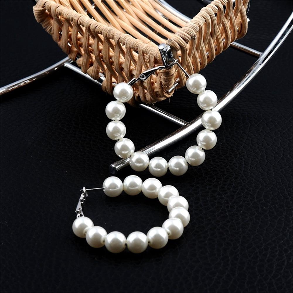 Đôi khuyên tai vòng phối hạt thời trang cho nữ