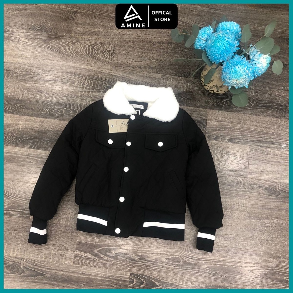 Áo phao nữ, Áo khoác lót lông nữ thời trang C74