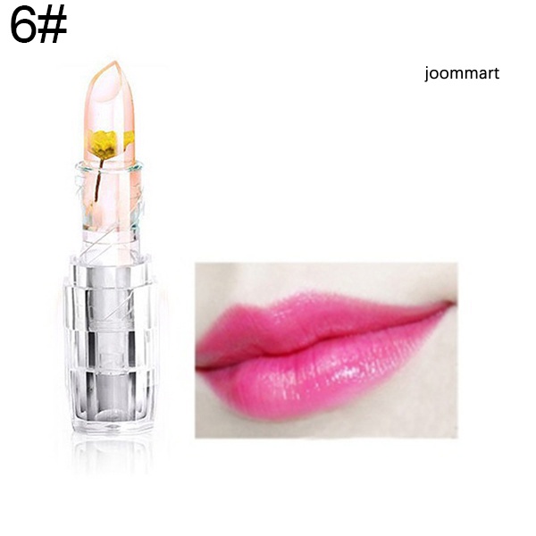 【JM】Flower Jelly Transparent Lipstick Temperature Color Changing Waterproof Lip Balm