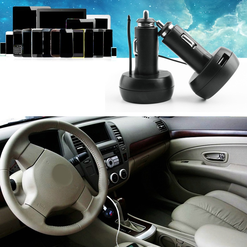 Tẩu Sạc USB Đa Năng 3 Trong 1 Màn Hình Hiển Thị Vôn Kế Kỹ Thuật Số Cho Xe Hơi