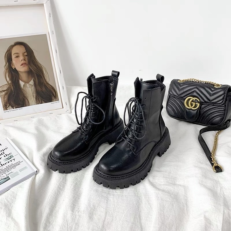 Boots da cao cổ cách điệu