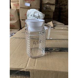 bình nước thủy tinh 0.5l