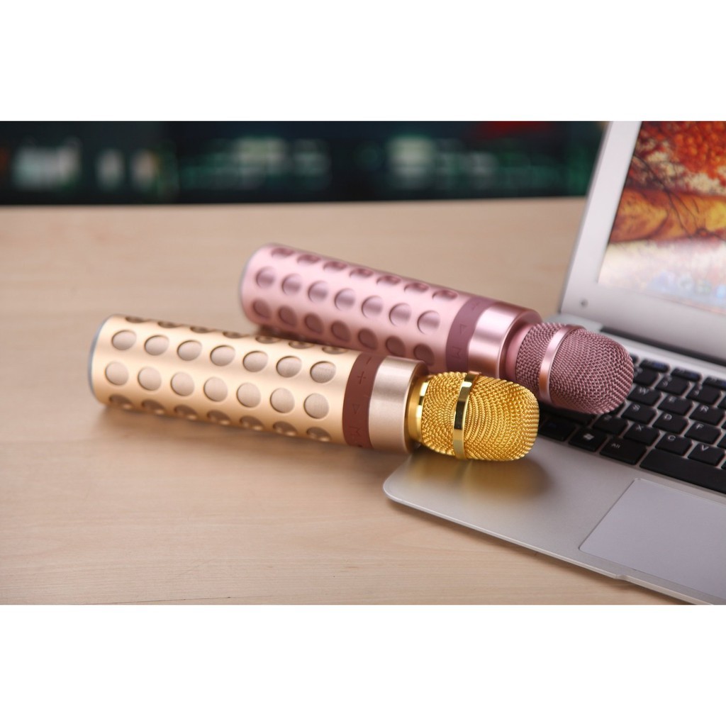 Micro Bluetooth Không Dây Cầm Tay Hát Karaoke Ktv