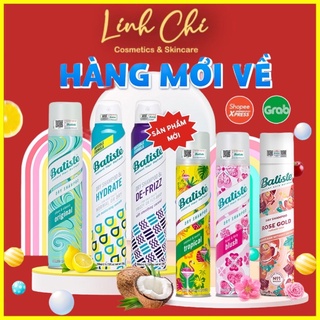 Dầu Gội Khô Batiste Dry Shampoo 50ml / 200ml CHÍNH HÃNG