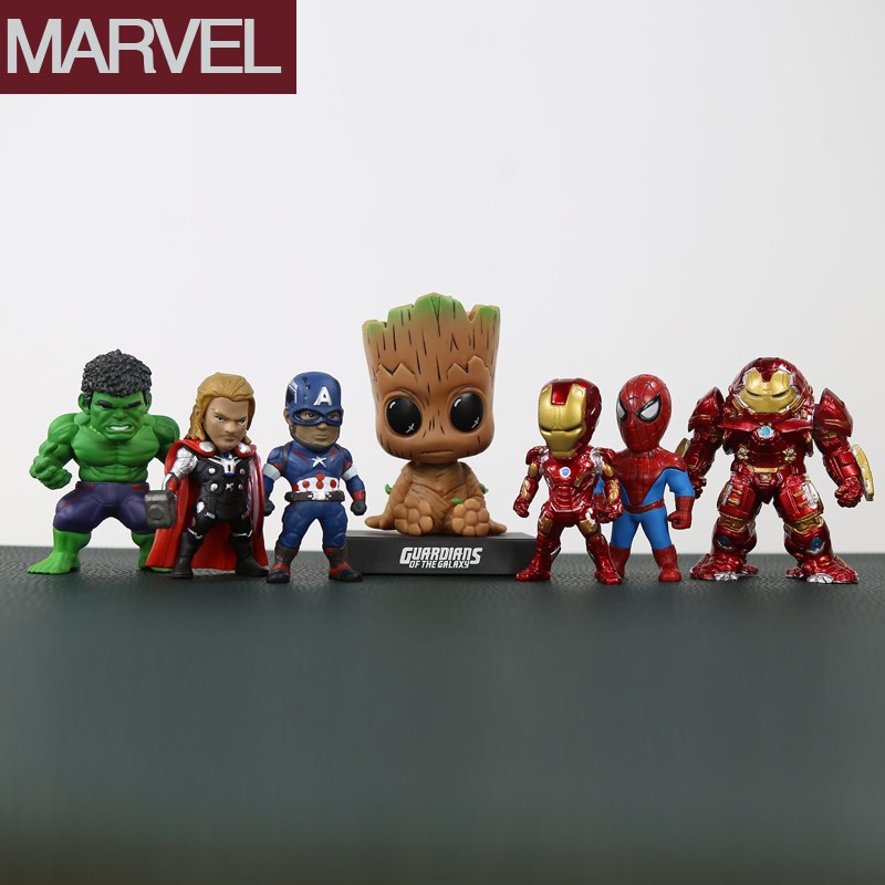 MARVEL Mô Hình Nhân Vật Người Nhện Trang Trí Xe Hơi