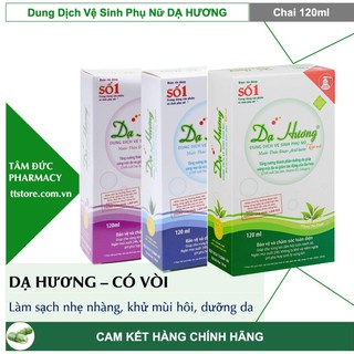 Dung dịch vệ sinh phụ nữ DẠ HƯƠNG chai vòi 120ml