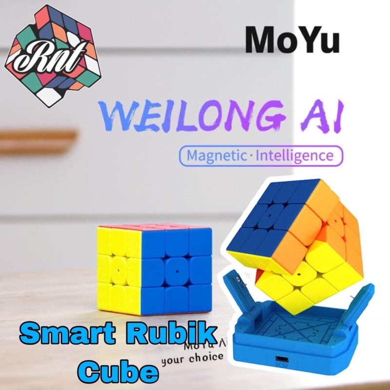 Rubik thông minh MoYu Weilong AI có nam châm, kết nối Bluetooth với Smartphone