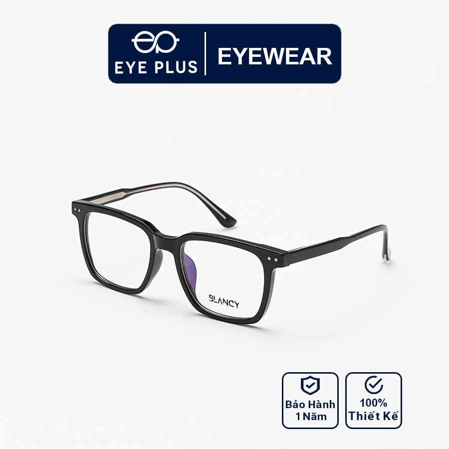 Gọng kính cận nam nữ EYE PLUS dáng vuông hot CC1 Blancy-6817