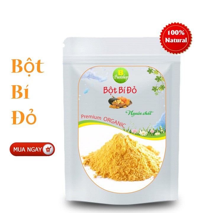 Bột bí đỏ nguyên chất 100g