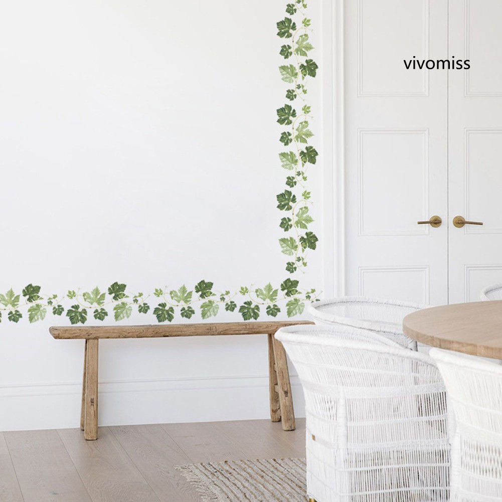Giấy Dán Tường Hình Dây Leo Trang Trí Phòng Khách / Nhà Bếp DIY