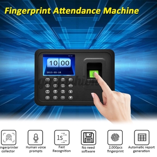 Máy Chấm Công Quét Vân Tay 2.8inch