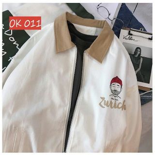 Áo khoác dù cổ bẻ