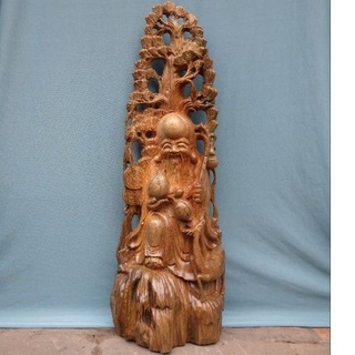 Thọ Cây Tùng - Ông Thọ Gỗ Pơ mu - Cao 70cm