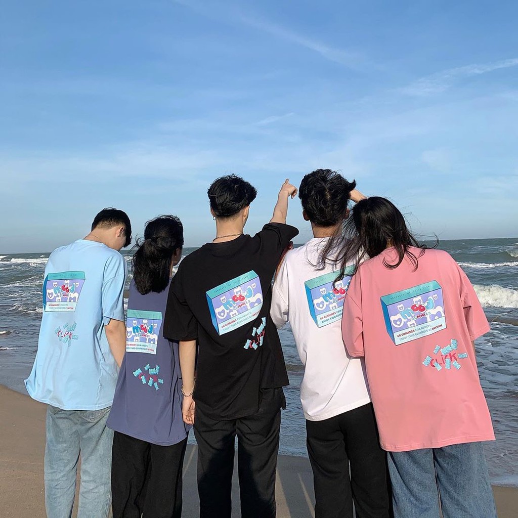 [ HOT TREND ] Áo Thun Tay Lỡ Gummies (Nam/Nữ) | BigBuy360 - bigbuy360.vn