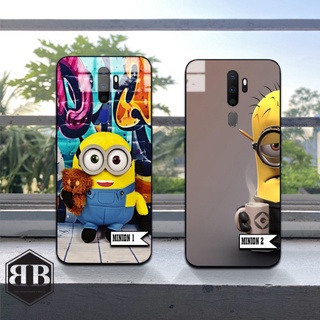 Ốp lưng kính cường lực oppo a5 2020 / a9 2020 minoon