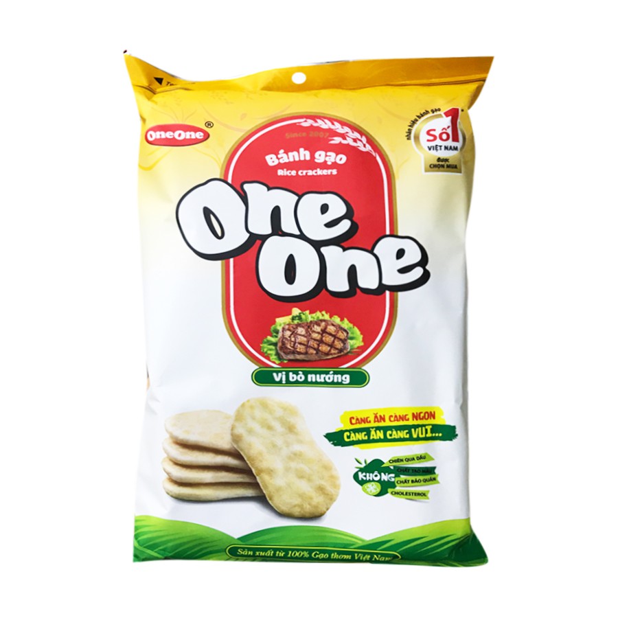 Bánh gạo one one vị bò nướng