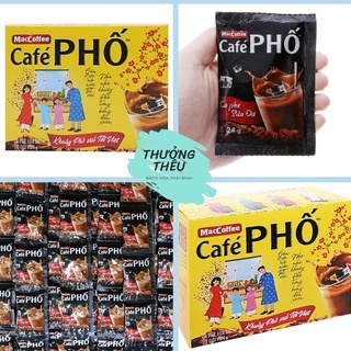 Cà phê hòa tan Phố Sữa Đá (10 gói x 24g) MacCoffee