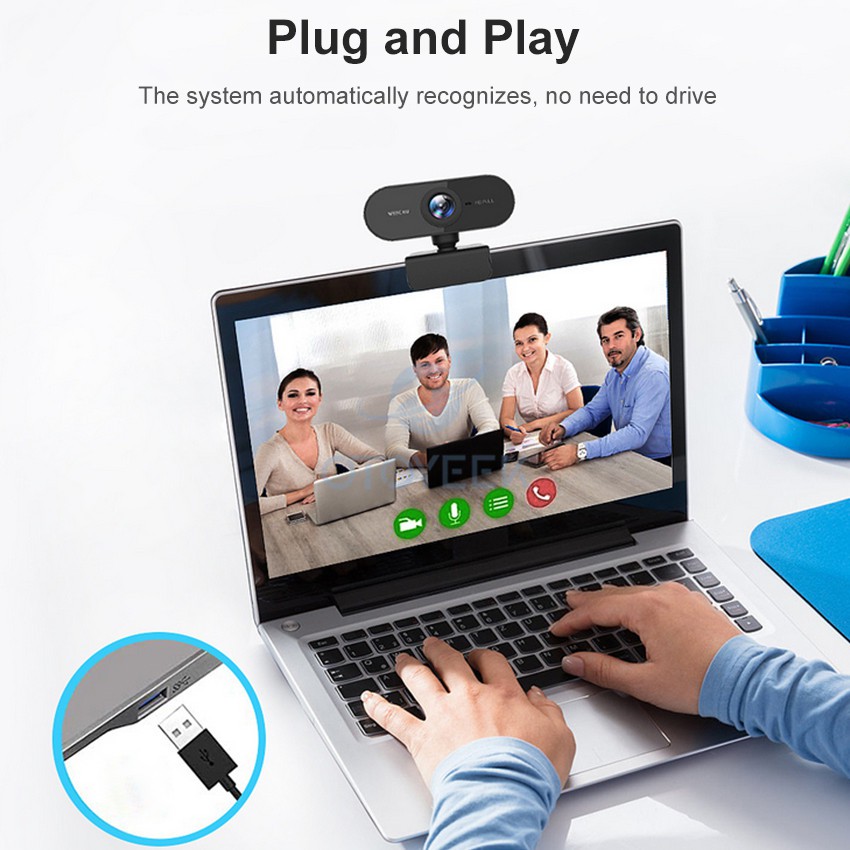 OTOYEEK Webcam High-end Video Call USB Computer Camera HD Live Camera Auto Focus Webcam Built-in Noise Reduction Microphone Cameras For Laptop Desktop | BigBuy360 - bigbuy360.vn