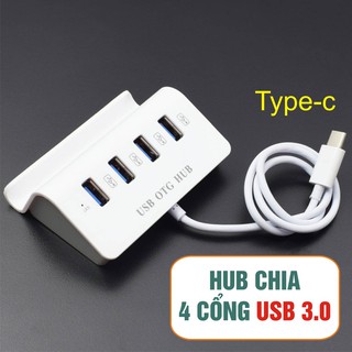 Hub usb Type-C ra 4 cổng USB 3.0 Kiêm USB OTG