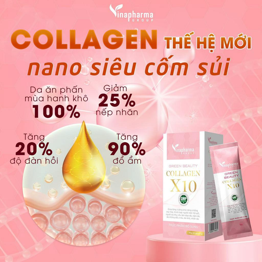 Collagen X10 Giúp Đẹp Da, Giảm Lão Hóa