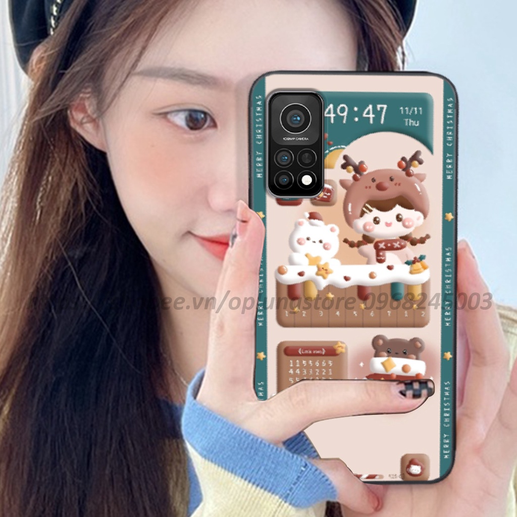 Ốp lưng Xiaomi Mi 10T / 10T Pro in hình 3D gấu,thỏ cute dễ thương