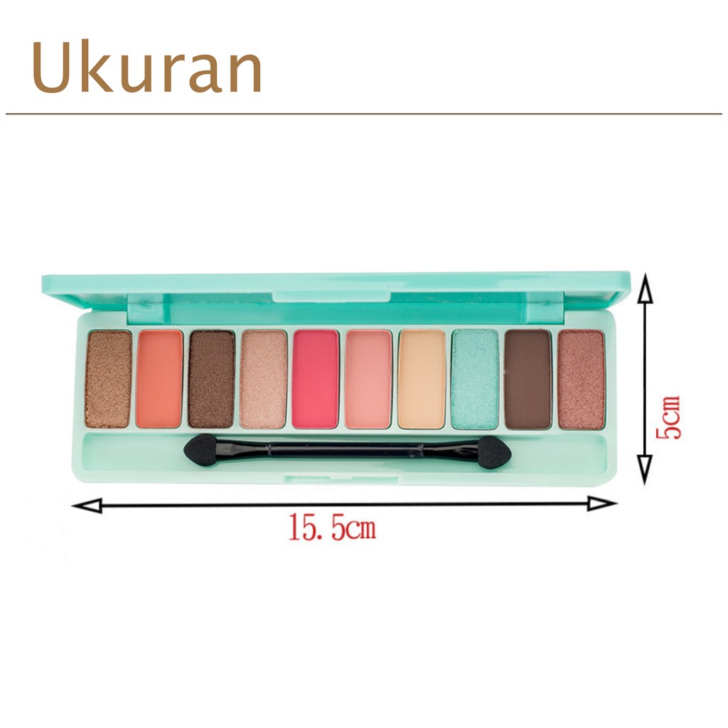 (Hàng Mới Về) Bảng Phấn Mắt 10 Màu Alimama - Lameila 3596 | BigBuy360 - bigbuy360.vn