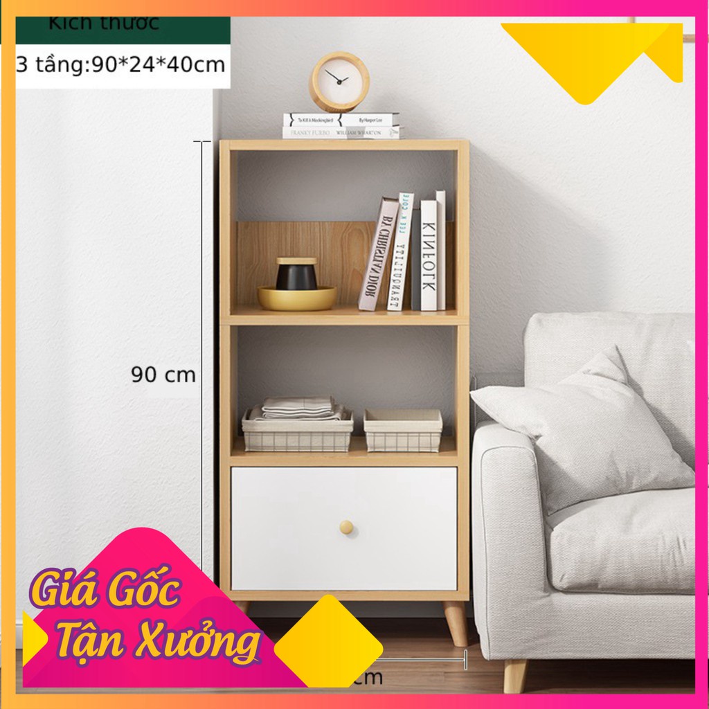 [Mã LIFE50KALL giảm 10% đơn 200K] 🥰MIỄN PHÍ SHIP🥰 TỦ KỆ SÁCH ĐỨNG TRANG TRÍ PHONG CÁCH BẮC ÂU