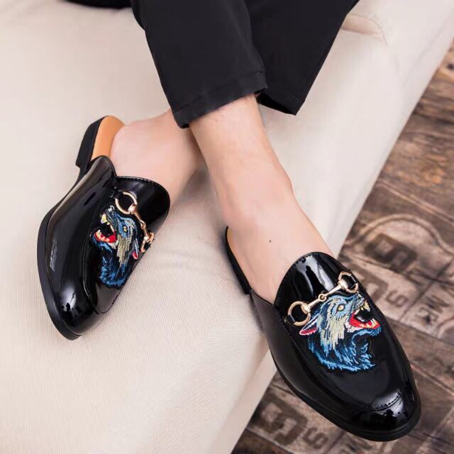 Sục nam😍Freeship đơn 150k💥giầy sục thời trang nam, mặt sói xanh, mèo xanh cực đẹp | BigBuy360 - bigbuy360.vn