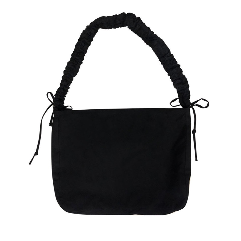 Túi xách canvas phối nhún đơn giản sức chứa lớn dễ phối đồ hợp thời trang 19D036