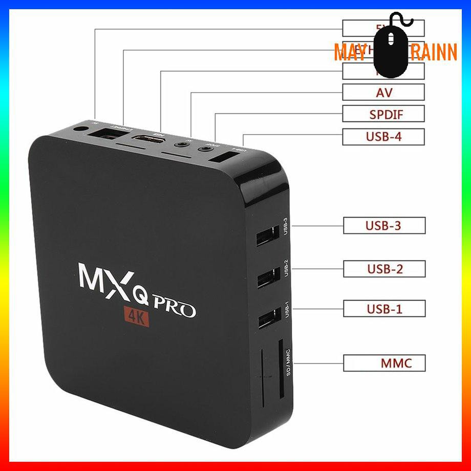 Tv Box Mxq-Pro 8 + 128g Rk3229 Android 7.1 Smart Tv Box Và Phụ Kiện