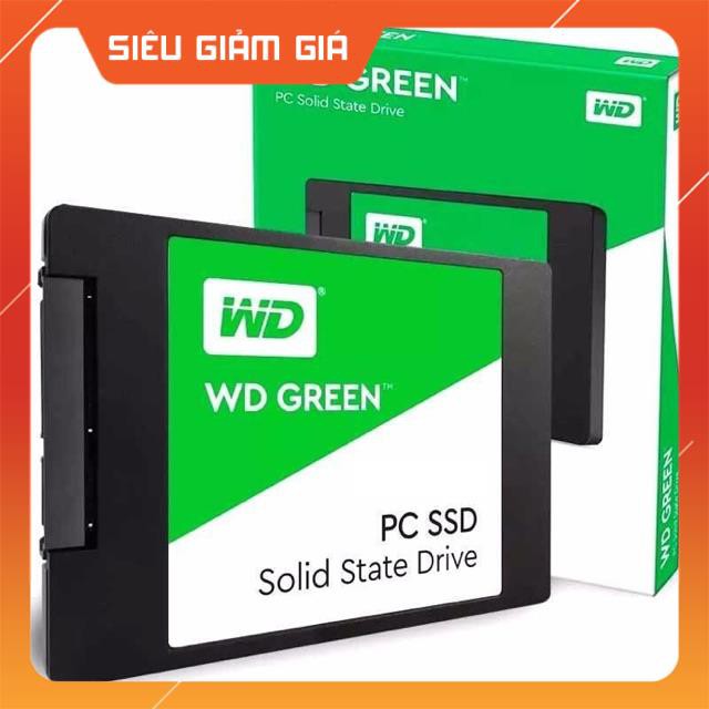 Ổ cứng SSD Western Digital Green Sata III 120GB (Xanh lá)