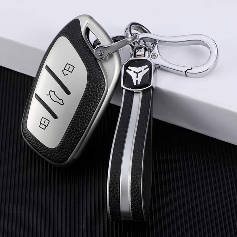 Ốp khóa xe MG ,MG ZS, MG HS - Chất liệu Da TPU