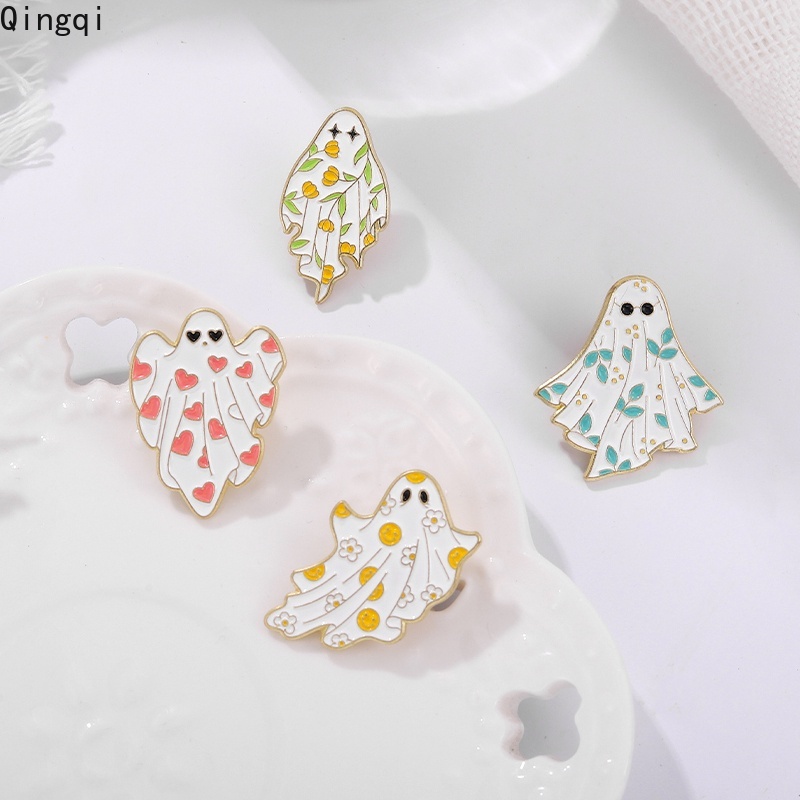 Ghim cài áo MISS ZOE hình ma hoạt hình nhiều màu sắc vui nhộn