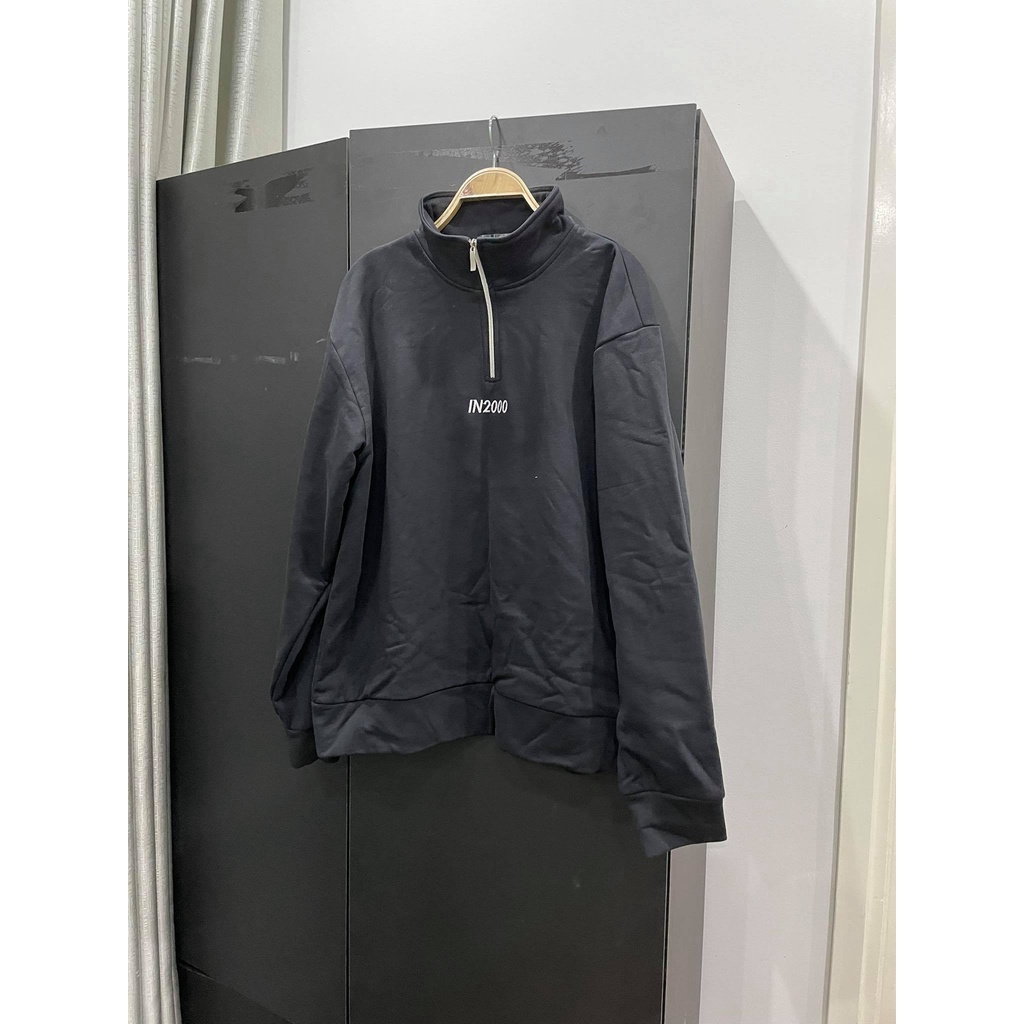 Áo Nỉ Sweater HalfZip In2000Clothing Nỉ Kéo Khóa | BigBuy360 - bigbuy360.vn